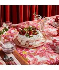 Bonnie and Neil | Tablecloth | Poinsettia Red